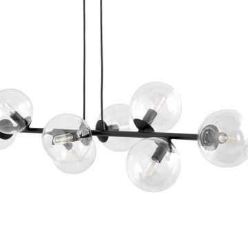 Emibig ROSSI 6 BL TRANSPARENT 874/6 lampa wisząca 6x10W/E14/T26 IP20