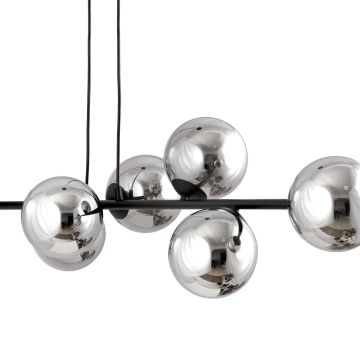 Emibig ROSSI 6 BL GRAFIT 875/6 lampa wisząca 6x10W/E14 IP20