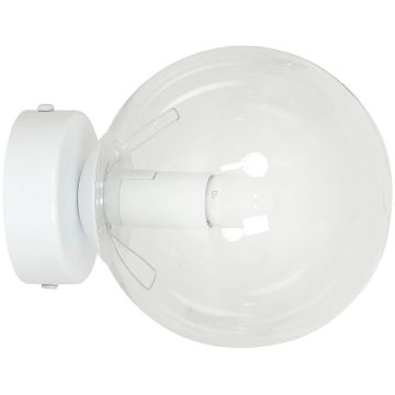 Emibig ROSSI K1 WH TRANSPARENT 877/K1 kinkiet 1x10W/E14 IP20