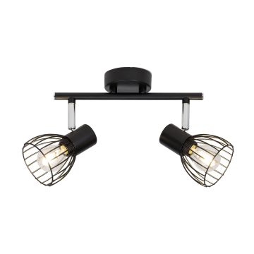 Brilliant Blacky 62113/06 spot 2x40W/E14 IP20