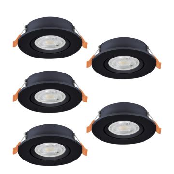 Eglo BARRANCO 902266 downlight wpuszczany 5x4.5W/LED 5X450lm 2700K, 4000K, 6500K IP20