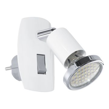 Eglo MINI 4 902365 kinkiet do gniazdka 1x2.8W/GU10   IP20