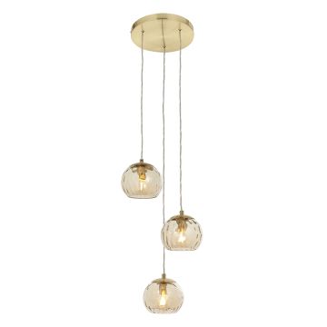 Endon Dimple 91971 lampa wisząca 3x7W/E14 IP20  