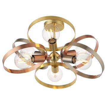 Endon Hoop 91935 lampa sufitowa 6x40W/E27 IP20  