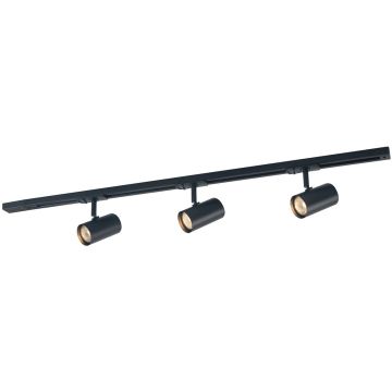 Italux Marvi TR Jazz 913621-3-BL-SET reflektor szynowy+szyna 3x35W/GU10 IP20
