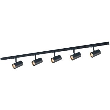 Italux Marvi TR Jazz 913721-5-BL-SET reflektor szynowy+szyna 5x35W/GU10 IP20