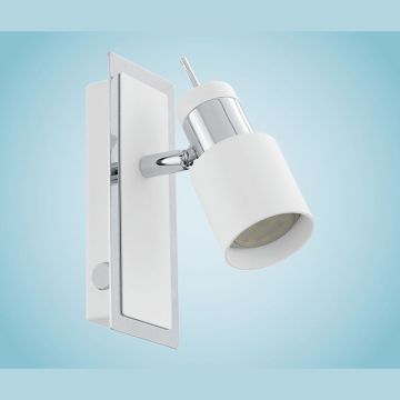 Eglo DAVIDA 92084 reflektorek ścienno-sufitowy 1x5W/GU10 3000K