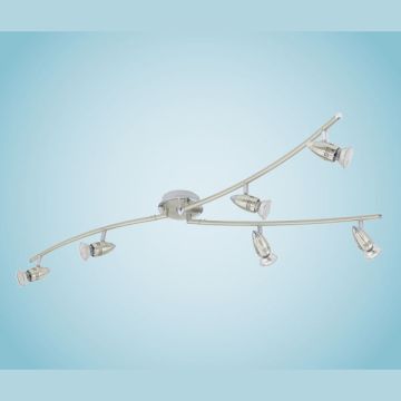Eglo MAGNUM-LED 92645 reflektorek sufitowy 6x3W/GU10 LED 3000K