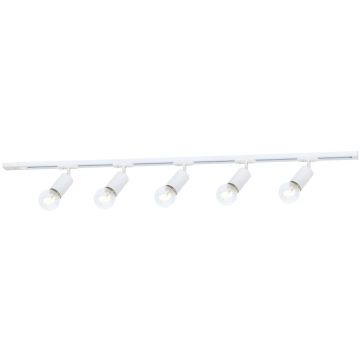 Italux Marvi TR Dolores 922521-5-WH-SET reflektor szynowy+szyna 5x40W/E27 IP20