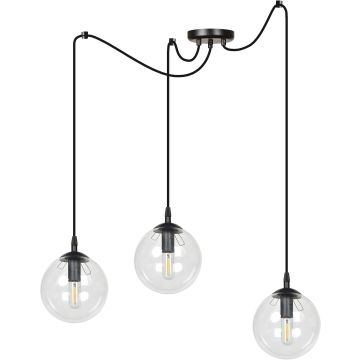 Emibig GIGI 3 BL TRANSPARENT 936/3 lampa wisząca 3x10W/E14 IP20