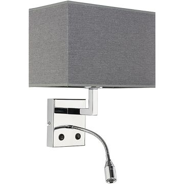 Nowodvorski HOTEL LED 9302 kinkiet 1x60W; 1x2,2W/E27/LED 4000K IP20