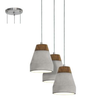 Eglo TAREGA 95526 lampa wisząca 3x60W/E27 