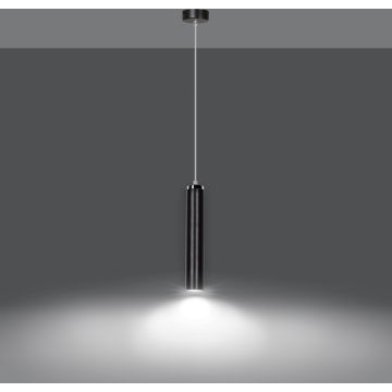 Emibig LUNA 1 BLACK 956/1 lampa wisząca 1x30W/GU10 IP20