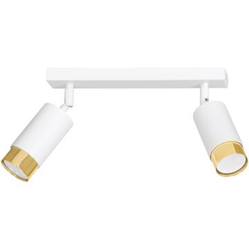 Emibig HIRO 2 WH/GOLD 963/2 lampa sufitowa 2x30W/GU10 IP20