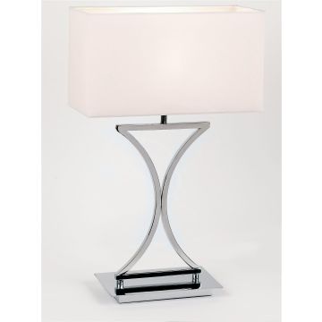 Endon EPALLE 96930-TLCH lampka stołowa 1x60W/E14  