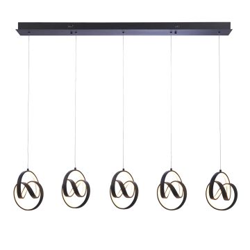 Endon Cosma 97624 lampa wisząca 5x14W/LED IP20 2310lm 3000K