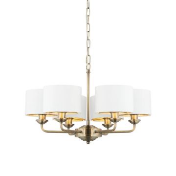 Endon Highclere 98936 żyrandol 6x28W E14  IP20