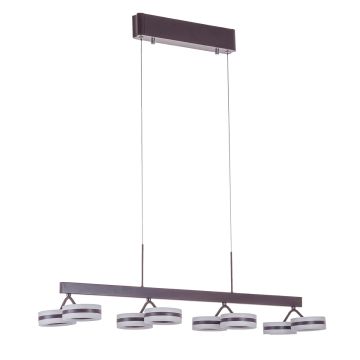 Italux METIS AD16002-8A COFFEE lampa wisząca 8x4,8W/LED 3000K