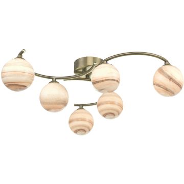 Dar Lighting Atiya ATI6475-07 lampa sufitowa 6x40W/G9  