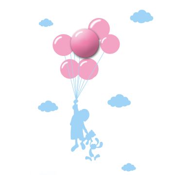 Milagro BALLOONS 142 Kinkiet ścienny dziecięcy 1x1W/LED 