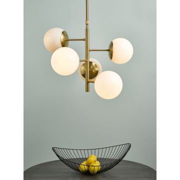 Dar Lighting Bombazine BOM0535 lampa wisząca 5x40W/E14  