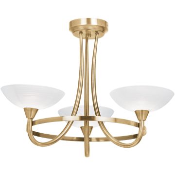 Endon CAGNEY CAGNEY-3AB lampa sufitowa 3x33W/G9  