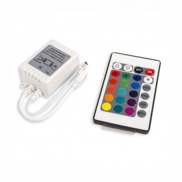 Sterownik do taśm RGB na podczerwień 72W EKST1801 Eko-Light