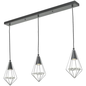Dar Lighting Gianni GIA0350 lampa wisząca 3x50W/GU10/LED  