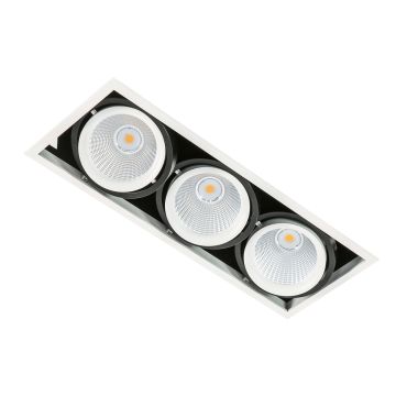 Italux VERTICO GL7108-3/3X18W 3000K WH+BL oprawa wpuszczana 3x18W/LED 3000K
