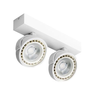 AZzardo JERRY AZ1371 downlight natynkowy 2x50/40W/ES111/GU10 IP20 