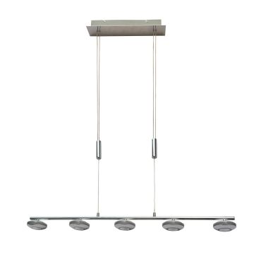 Italux MARLEY HD-352ML-05-9051B CH lampa wisząca 5x5W/LED 