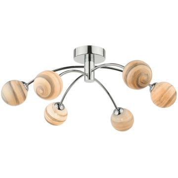 Dar Lighting Izzy IZZ0650-07 lampa sufitowa 6x40W/G9  