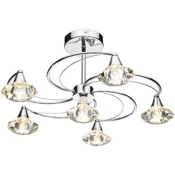 Dar Lighting Luther LUT0650 lampa sufitowa 6x40W/G9  