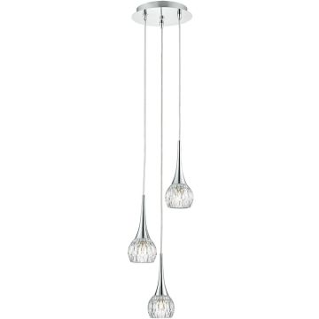 Dar Lighting Lyall LYA0350 lampa wisząca 3x40W/G9  