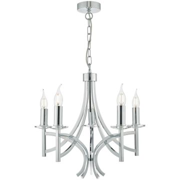 Dar Lighting Lyon LYO0550 żyrandol 5x40W/E14 IP20 