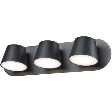Italux Kuola MB1350-3-BK kinkiet 1x18W/LED IP20 3000K
