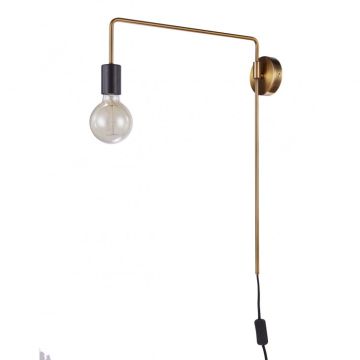 Italux MONIQ MB-BR1721402-W1-G kinkiet 1x60W/E27 