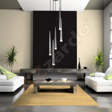 AZzardo STYLO MD1220A-5 CH lampa wisząca 5x40W/G9 