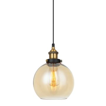 Italux Cardena MDM-4330/1 GD+AMB lampa wisząca 1x40W/E27 IP20 