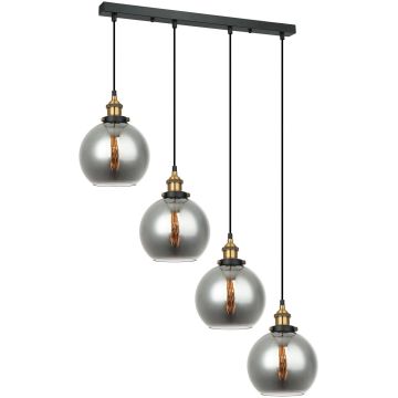 Italux Cardena MDM-4330-4-GD+SG lampa wisząca 4x40W/E27 IP20 
