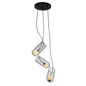 Italux COCO MDM-3941/3 BK Zwis sufitowy 3x25W/G9