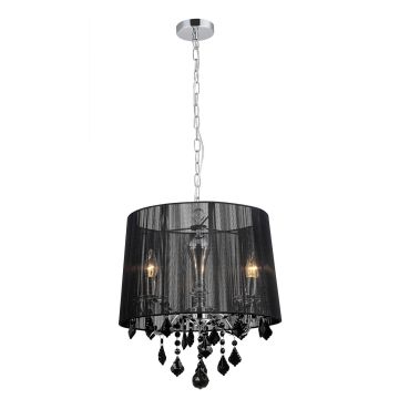 Italux CORNELIA MDM-2572/3 BK lampa wisząca 3x40W/E14 
