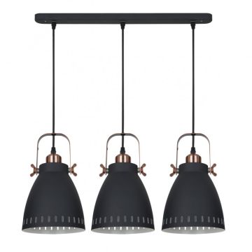 Italux FRANKLIN MD-HN8026S-3-B+RC lampa wisząca 3x60W/E27 