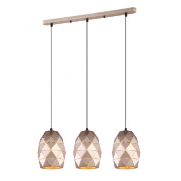Italux HARLEY MDM-3480/3 GD lampa wisząca 1x40W/E27 