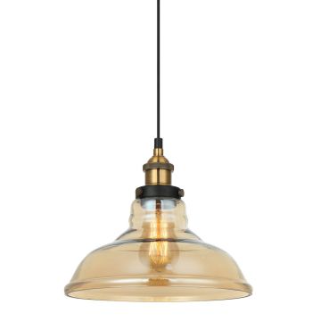 Italux HUBERT MDM-2381/1 GD+AMB Zwis sufitowy 1x40W/E27