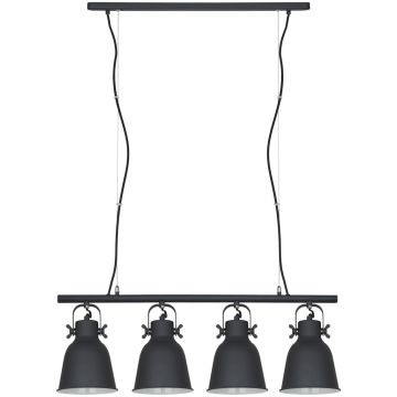 Italux Lavare MD-HN82608-4-BK+WH lampa wisząca 4x40W/E27 IP20 