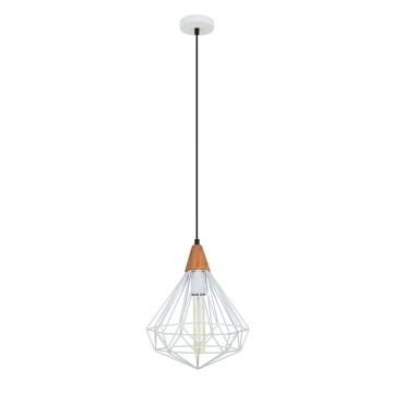 Italux MAELLE MDM-2591/1S WH lampa wisząca 1x60W/E27 