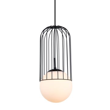 Italux MATTY MDM-3940/1 BK Zwis sufitowy 1x40W/E27