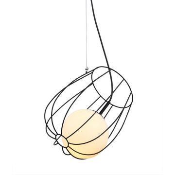Italux MELISA MDM-3943/1 BK Zwis sufitowy 1x40W/E27