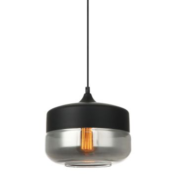 Italux MOLINA MDM-2380/1 BK+SG Zwis sufitowy 1x40W/E27